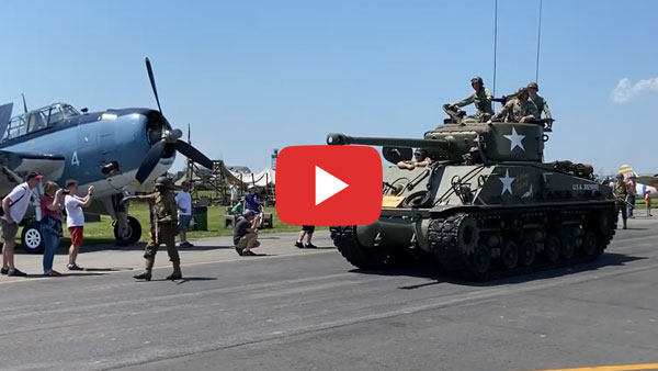 WWII Sherman Tank at the Reading PA Air Show (Part 2)